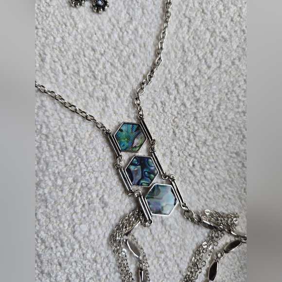 Free People Silver and Turquoise Necklace - Picture 7 of 12